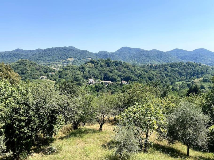 Tenuta Da Mose Con Vista Sui Colli Asolani Monfumo Kültér fotó